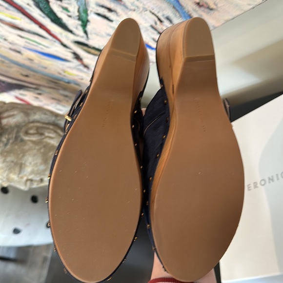 Veronica Beard Hendrix Clog in Eclipse (Navy) - Picture 7 of 7